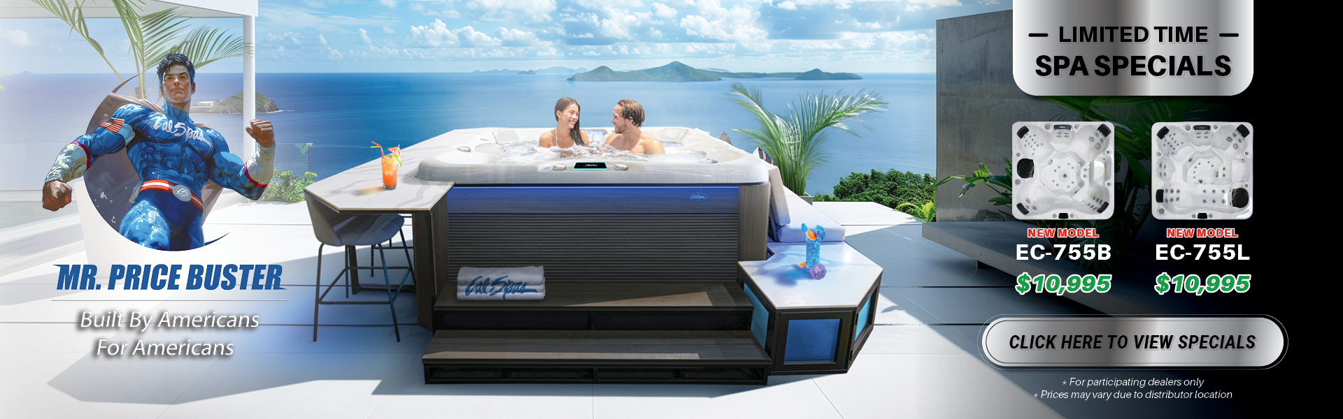 Calspas hot tub being used in a family setting - Incheon